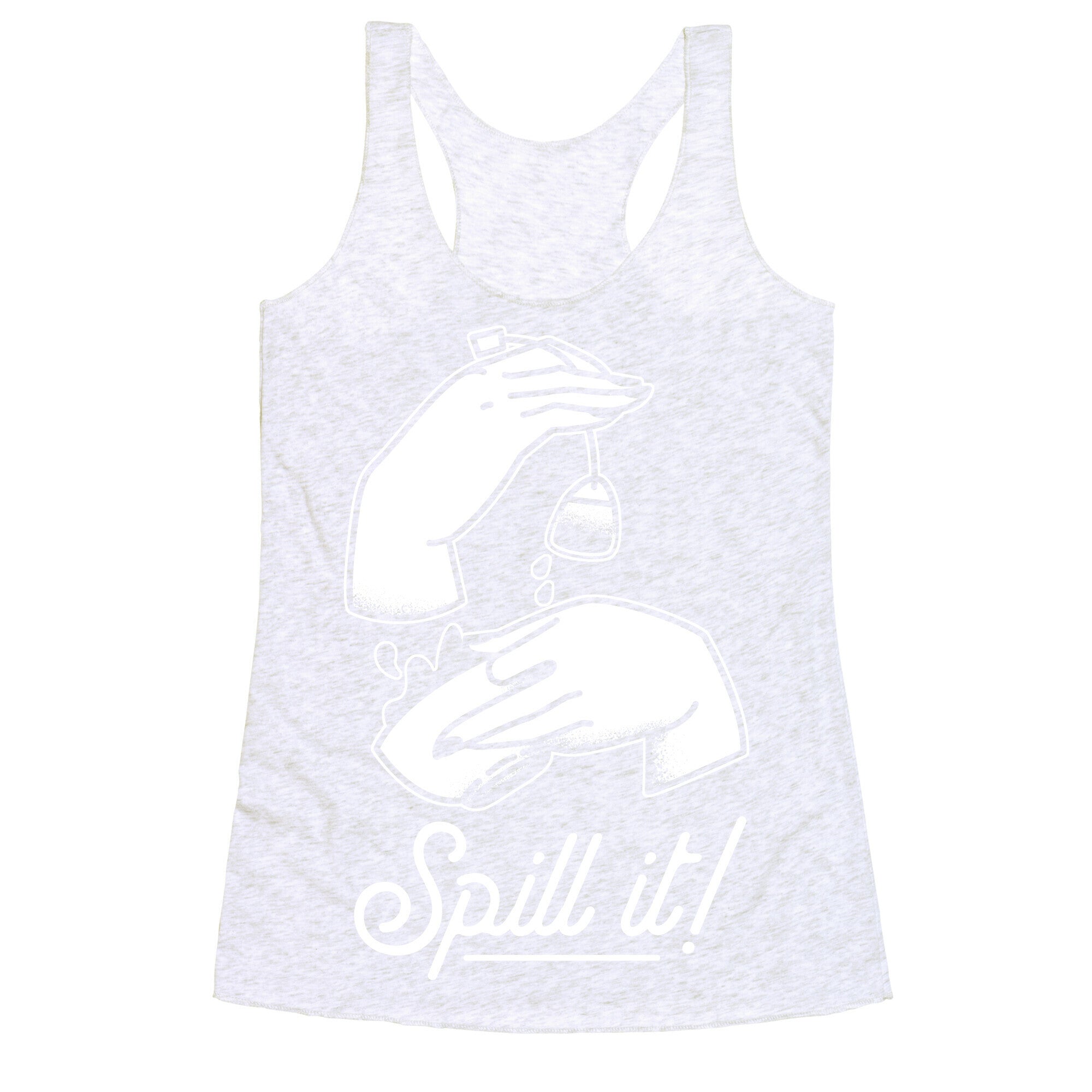 Spill It Tea Racerback Tank